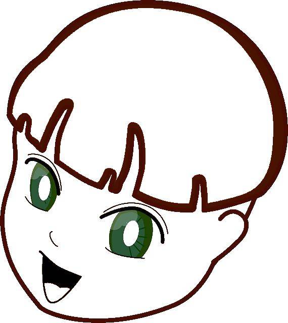 Coloring Boy. Category the contour of the boy. Tags:  Boy.