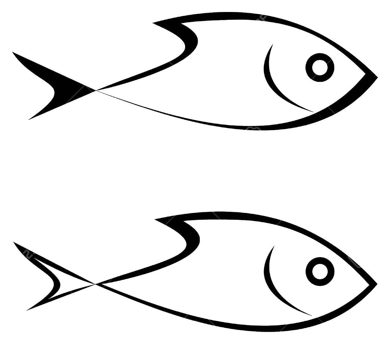 Название: Раскраска Рыба. Категория: еда. Теги: рыба.