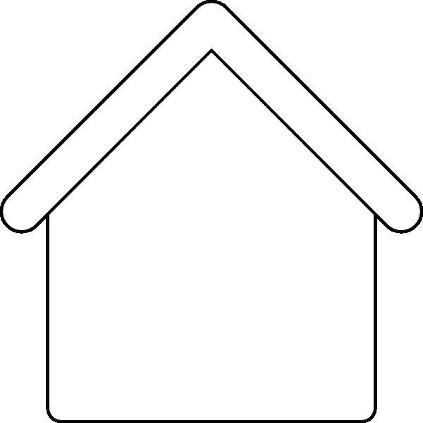 Coloring House. Category The outline of the house. Tags:  house.