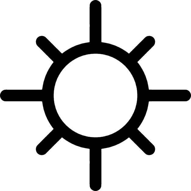 Coloring Another sun. Category The contour of the sun. Tags:  the sun.