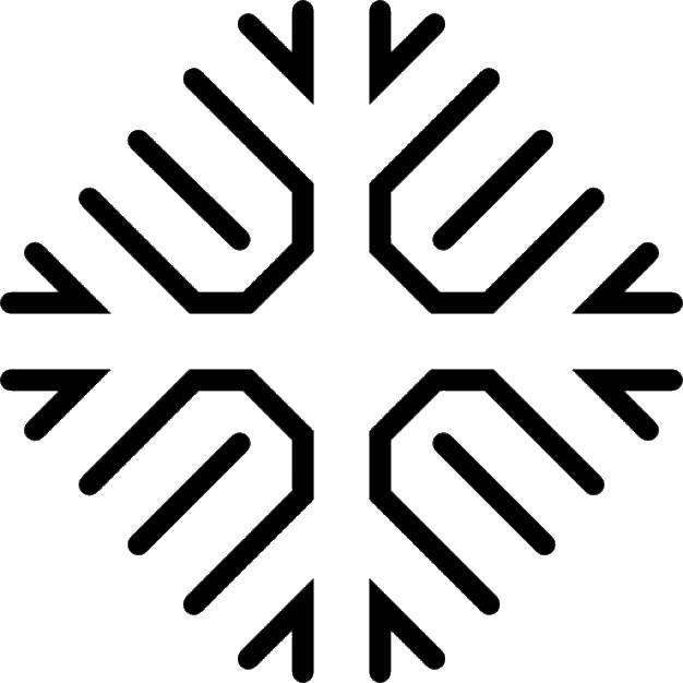 Coloring Snowflake. Category The contour snowflakes. Tags:  snowflake.