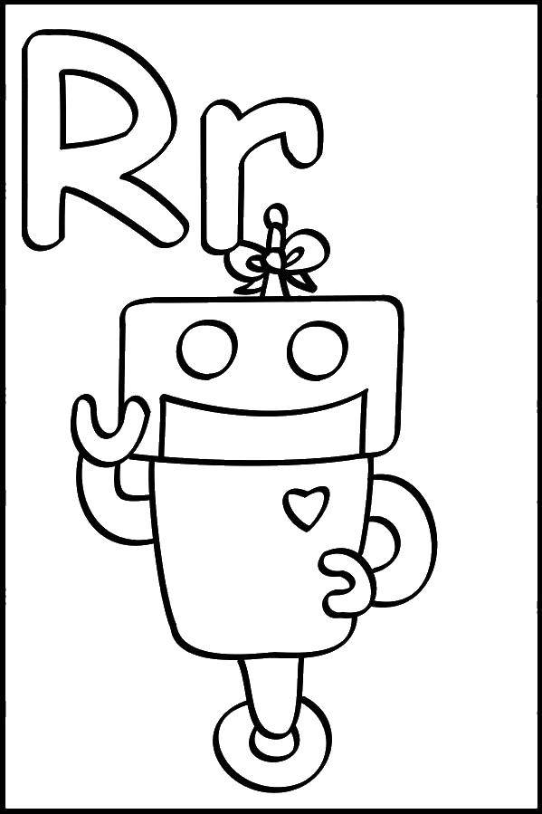 Coloring Robot. Category robot. Tags:  Robot.