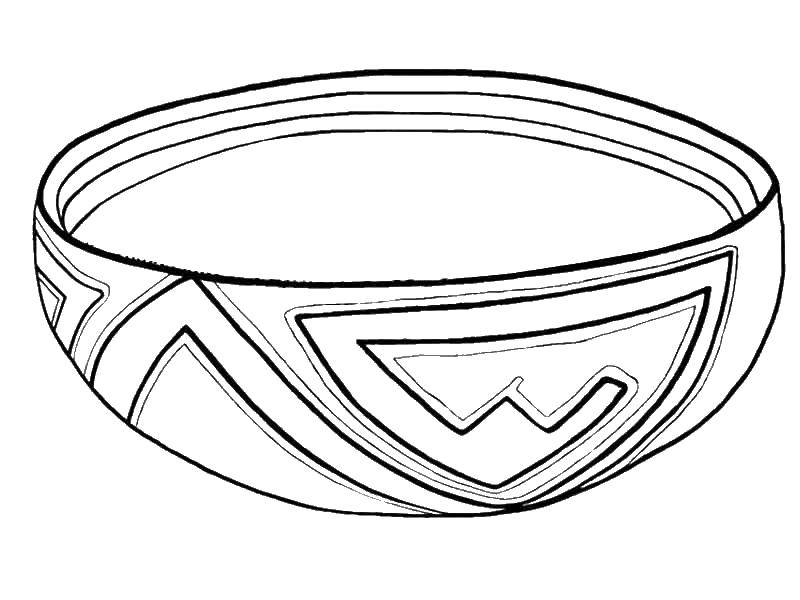 Coloring Bowl. Category dishes. Tags:  bowl.