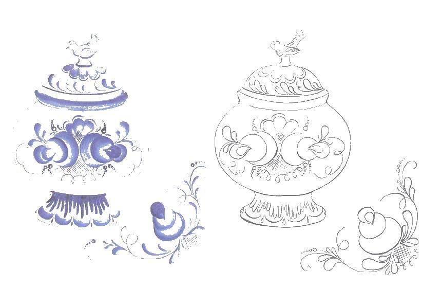 Coloring Dishes. Category dishes. Tags:  dishes.