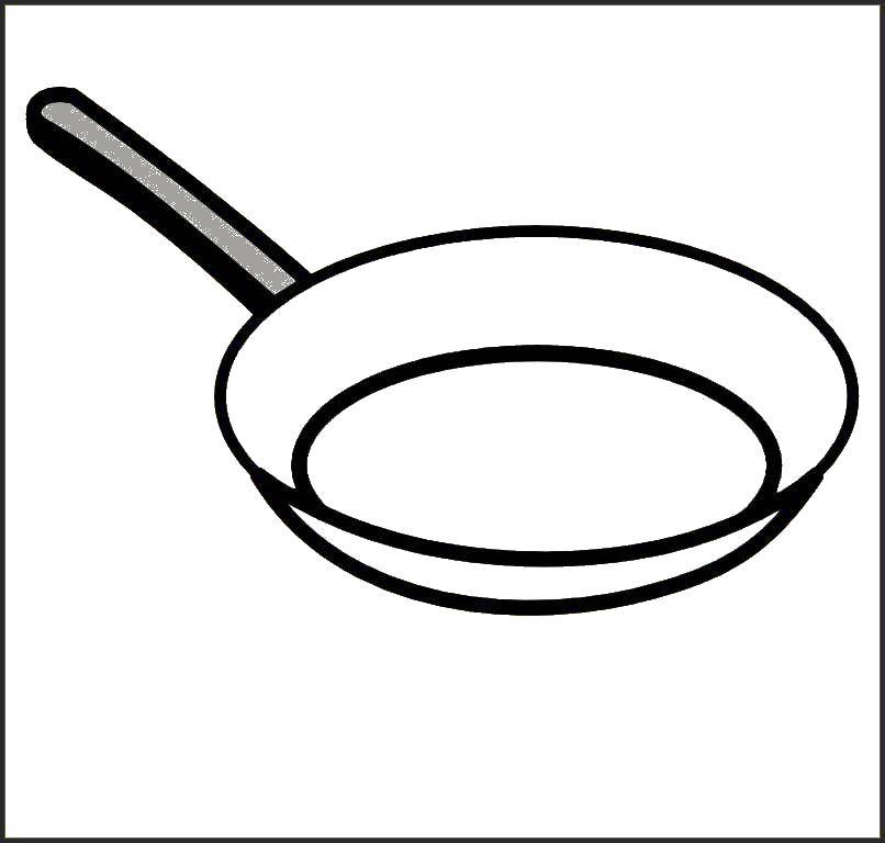 Coloring Pan. Category dishes. Tags:  Pan.