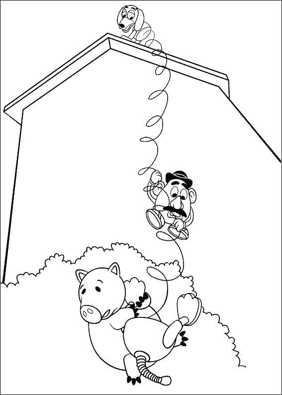 Coloring Toys way escape. Category toy story. Tags:  toy story.