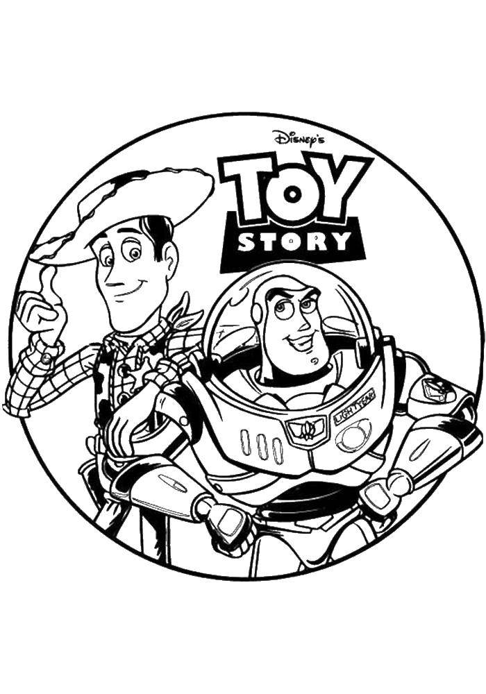 Coloring Toy story. Category toy story. Tags:  Cartoon character, toy Story.