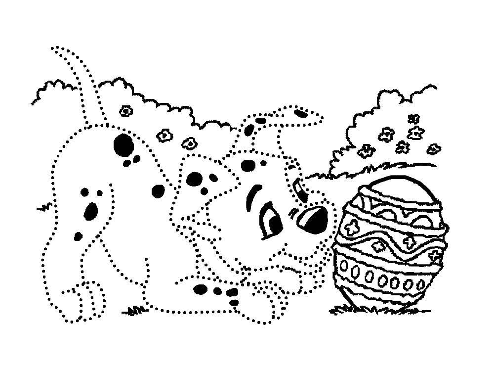 Coloring Dalmatians found the Easter egg. Category 101 Dalmatians. Tags:  That 101, Dalmatians.