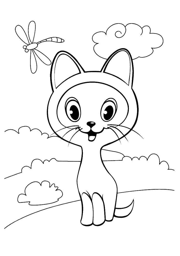 Coloring Kotenok Gav. Category kitten Gav. Tags:  kitten Gav.