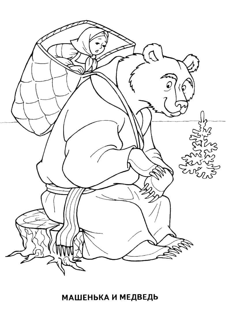 Сказка маша и медведь рисунок иллюстрации (42 фото)