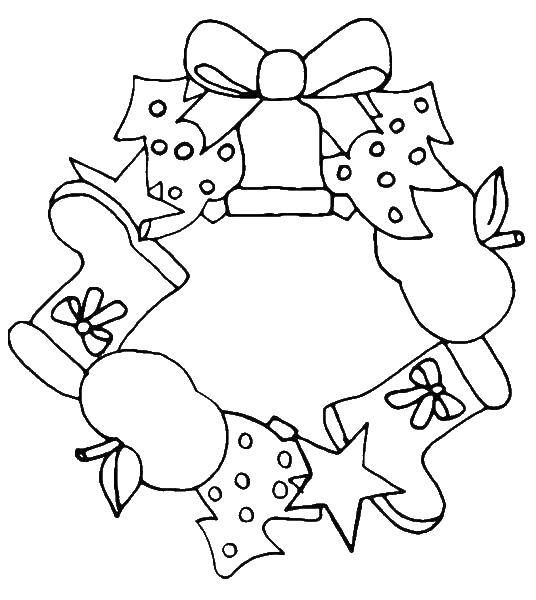 Coloring Christmas toy. Category Christmas. Tags:  Christmas, Christmas toy.