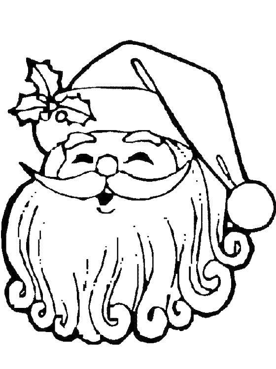 Coloring Jolly Santa. Category Christmas. Tags:  Christmas, Santa Claus.