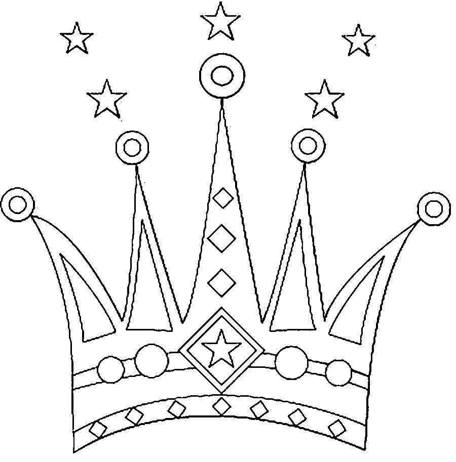 Название: Раскраска Королевская корона. Категория: Корона. Теги: Корона.