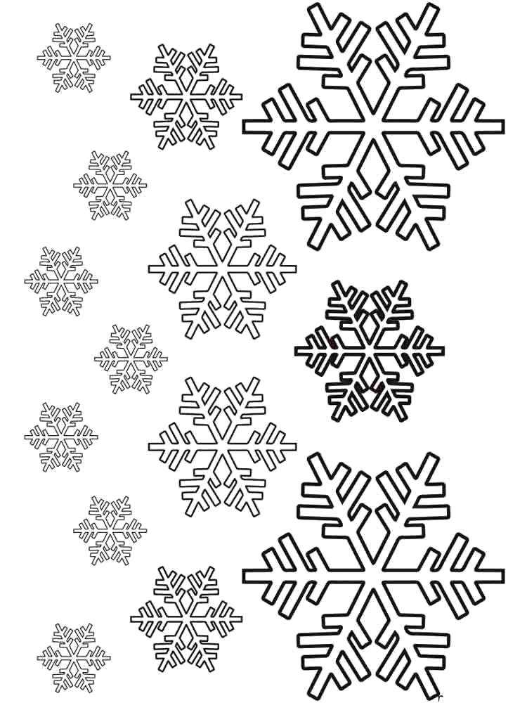 Coloring Snezhinochka. Category snowflakes. Tags:  Snowflakes, snow, winter.