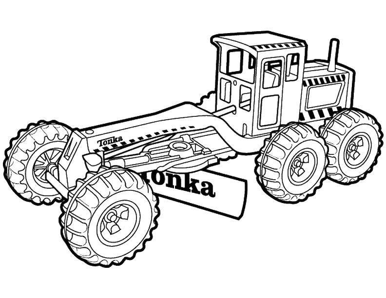 Coloring Truck. Category transportation. Tags:  Transportation, truck.
