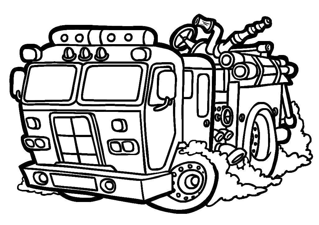 Coloring Truck. Category transportation. Tags:  Transportation, truck.