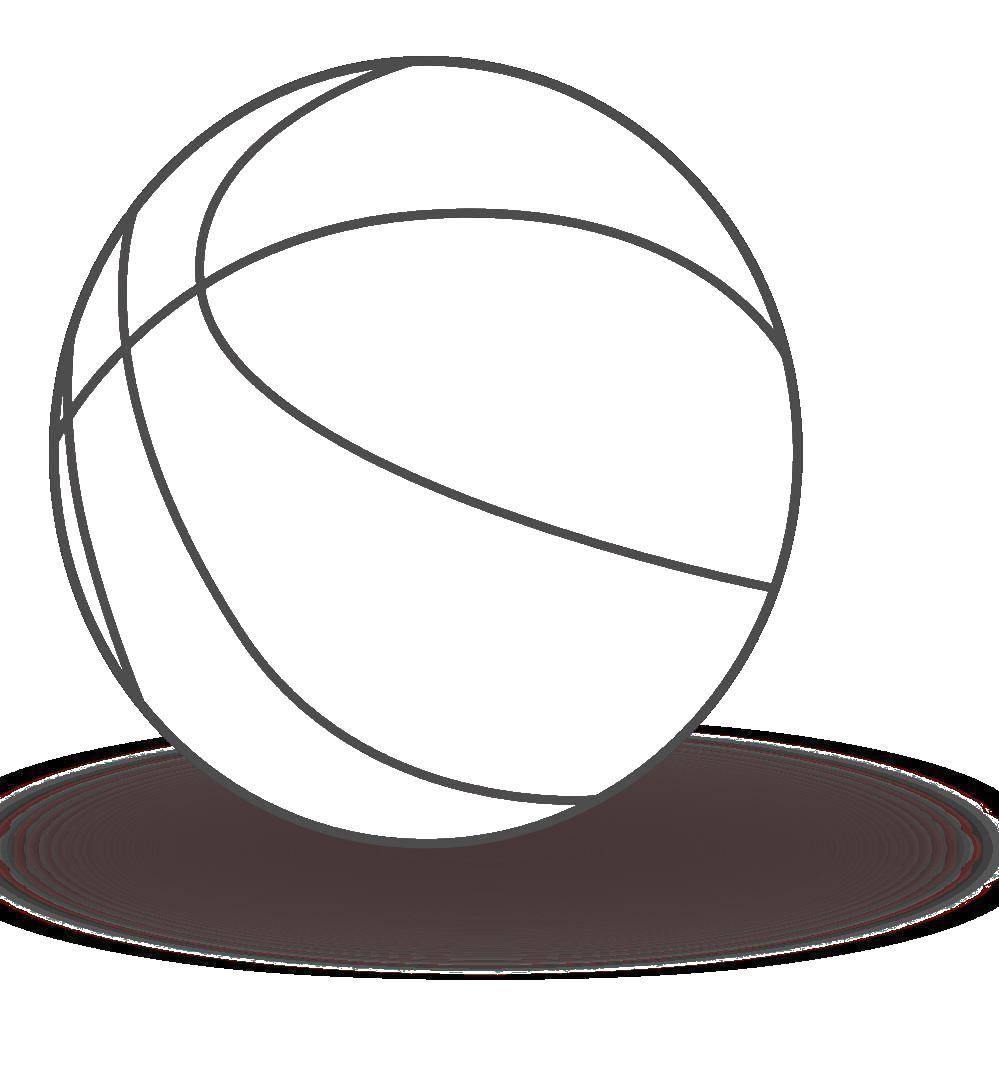 Название: Раскраска Баскетбольный мяч. Категория: баскетбол. Теги: баскетбол, мяч.