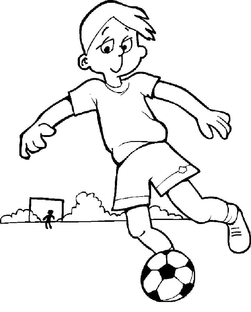 Coloring Player. Category sports. Tags:  football.