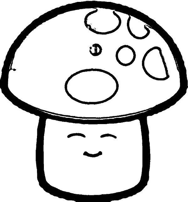 Coloring Mushroom. Category plants. Tags:  fungus.