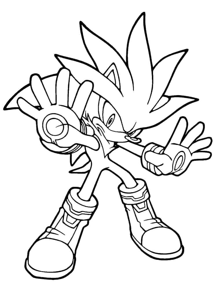 Coloring Shadow. Category Cartoon character. Tags:  Sonic cartoon character.