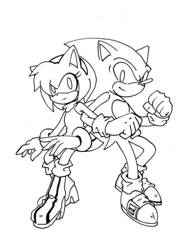 400 Sonic X Coloring Pages Online  Best Free
