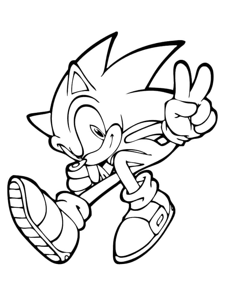 Coloring Sonic x. Category Cartoon character. Tags:  Sonic cartoon character.