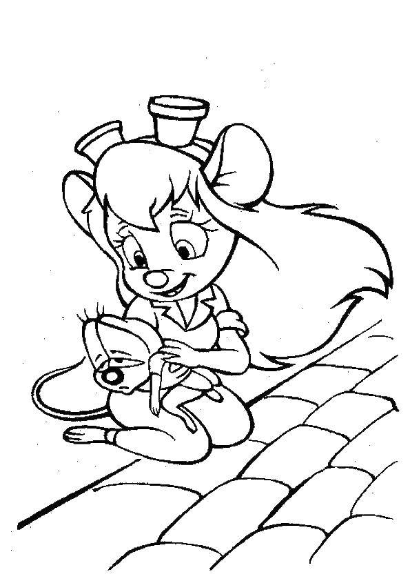 Coloring Gadget. Category chip and Dale. Tags:  Chip and Dale.