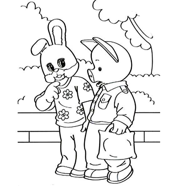 Макс И Руби Пасхальные Кролики | Папины Сказки - скачать раскраски