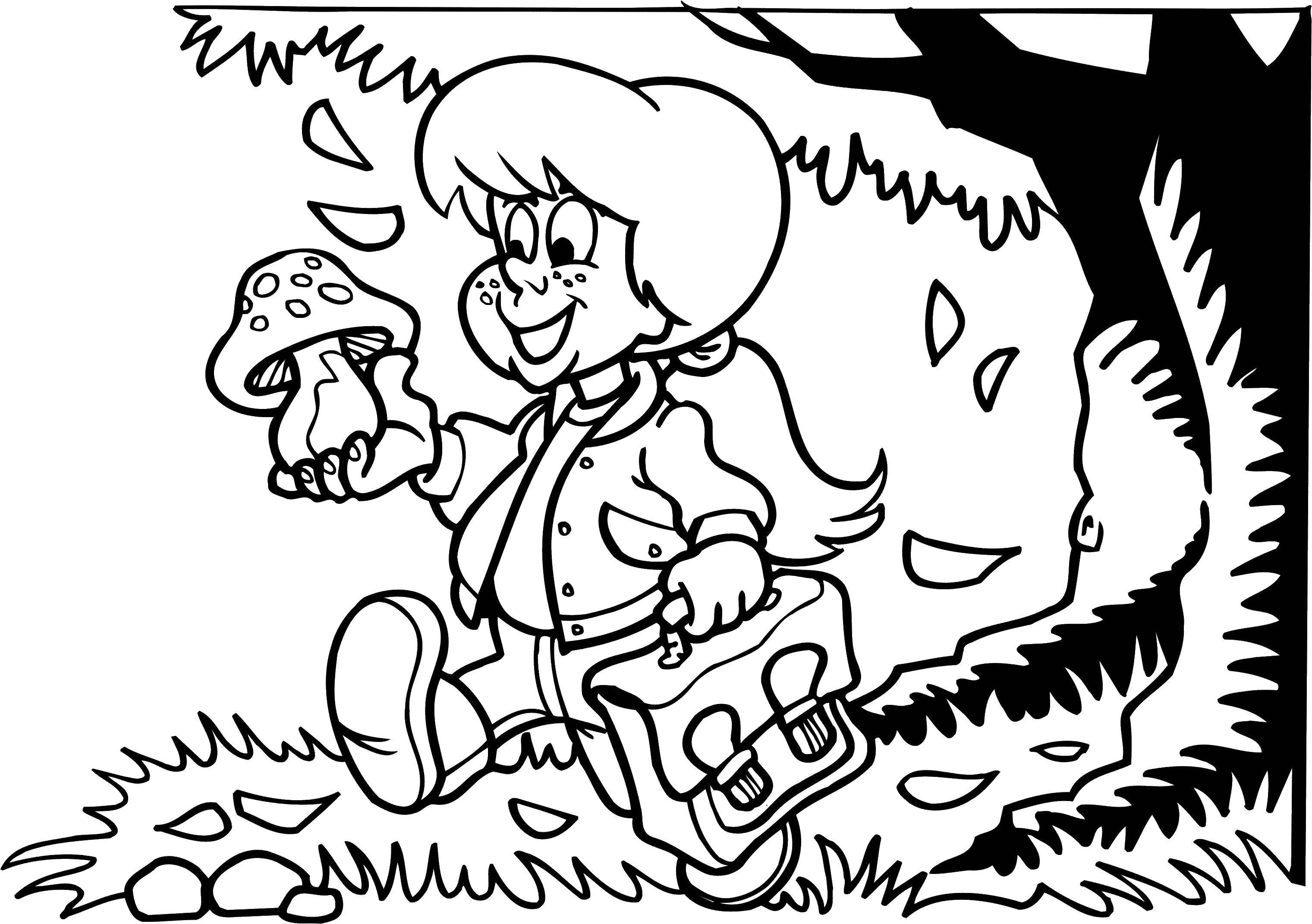 Coloring A girl with a briefcase. Category duck tales. Tags:  girl, portfolio.