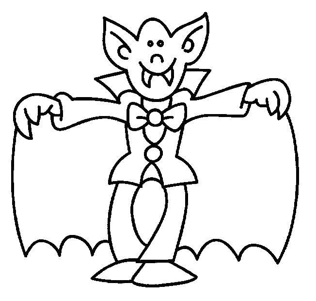 Coloring Count Dracula. Category Halloween. Tags:  Dracula.