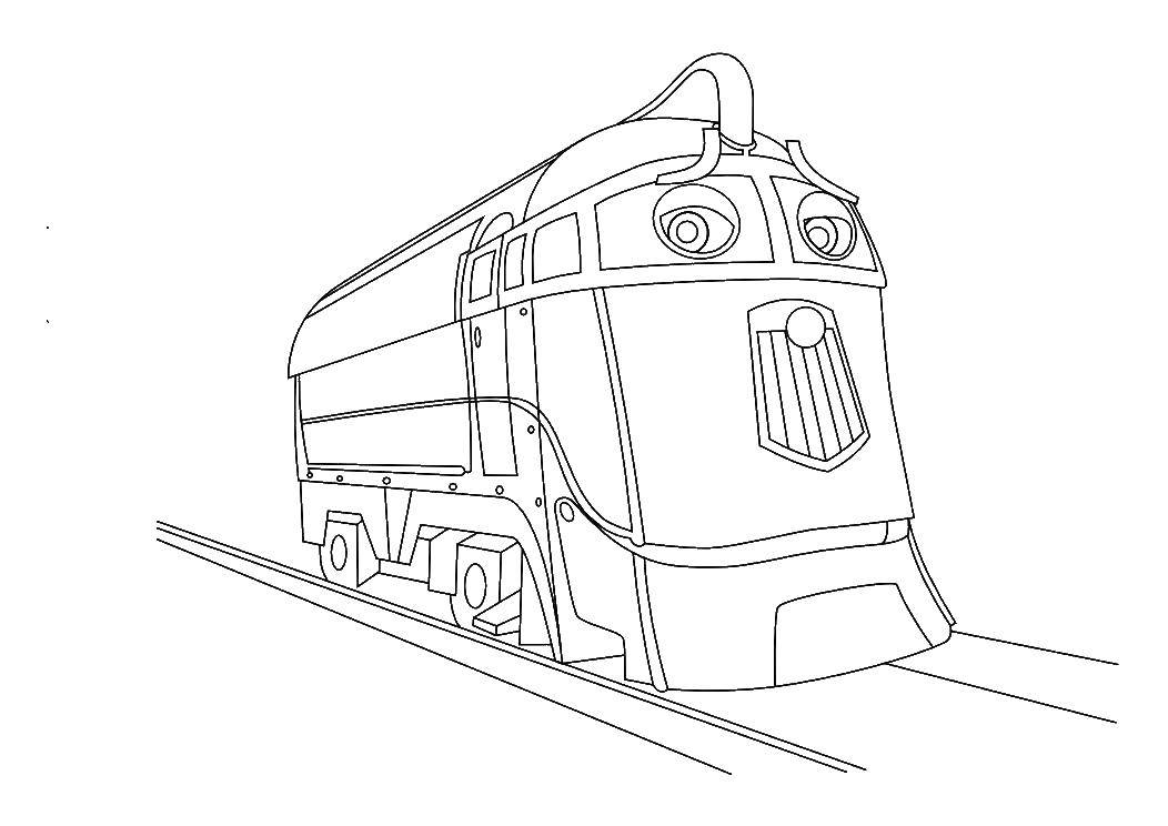 Рисунок и раскраска паравоз. Как нарисовать поезд | Просто рисовать | Дзен