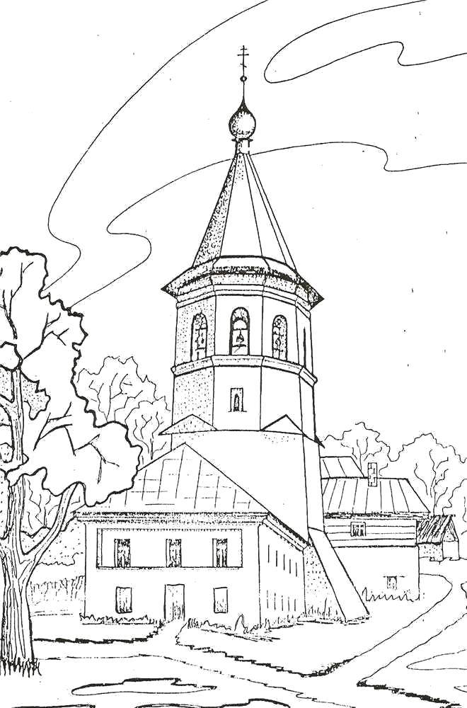 Coloring Church. Category the Church. Tags:  The Church.