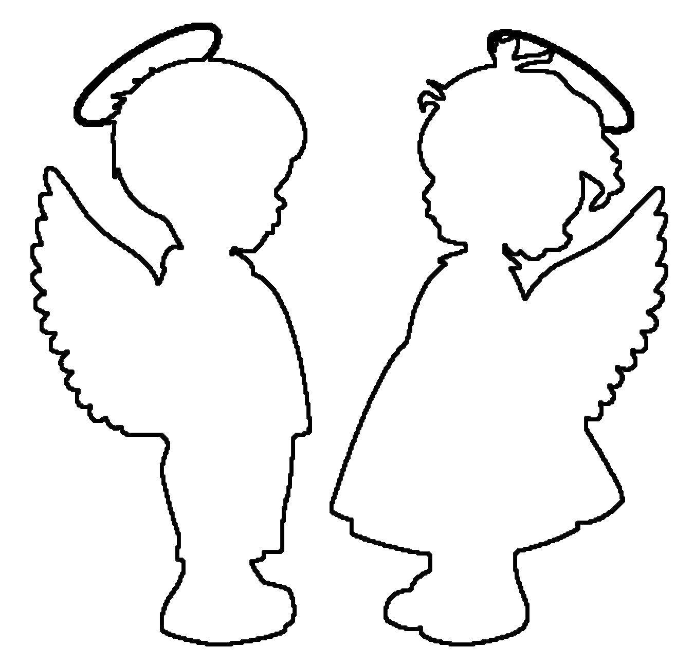 Coloring Angels. Category angels. Tags:  angels.