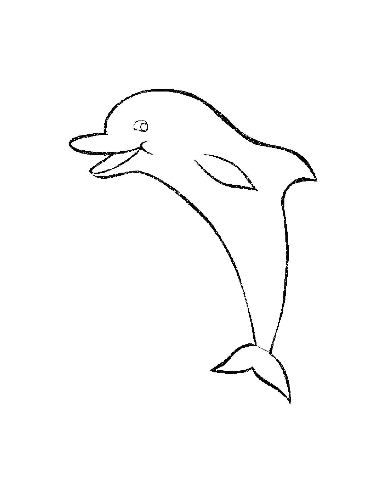 Название: Раскраска Дельфин. Категория: дельфин. Теги: Дельфин.