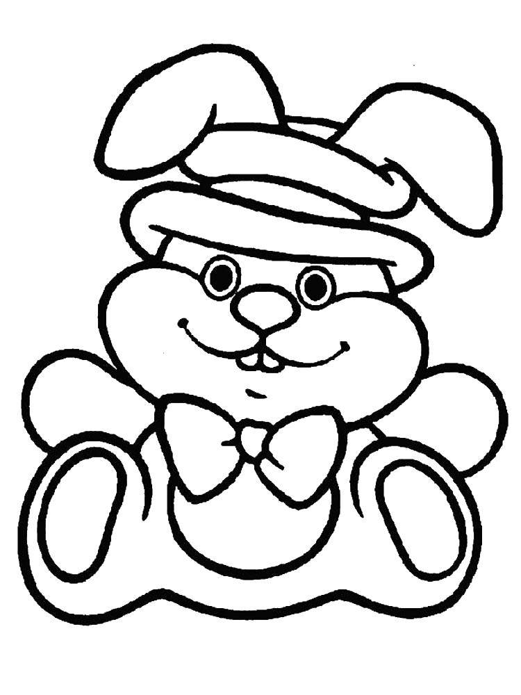 Coloring Hare. Category toys. Tags:  hare.