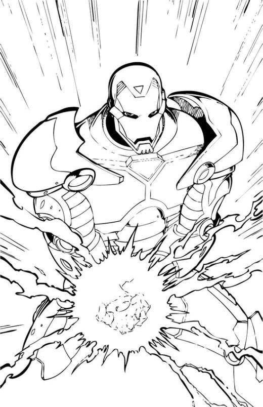Coloring Ironman. Category iron man. Tags:  Comics, Iron man.