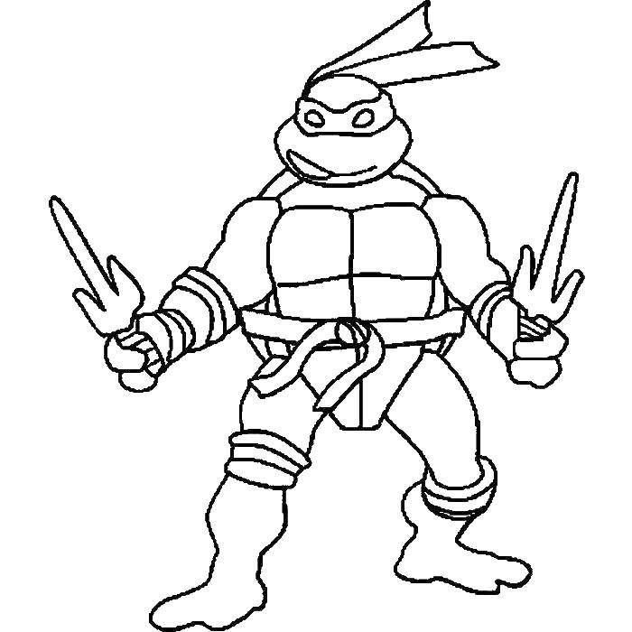 Coloring Teenage mutant ninja turtles Raphael. Category teenage mutant ninja turtles. Tags:  teenage mutant ninja turtles, Raphael.