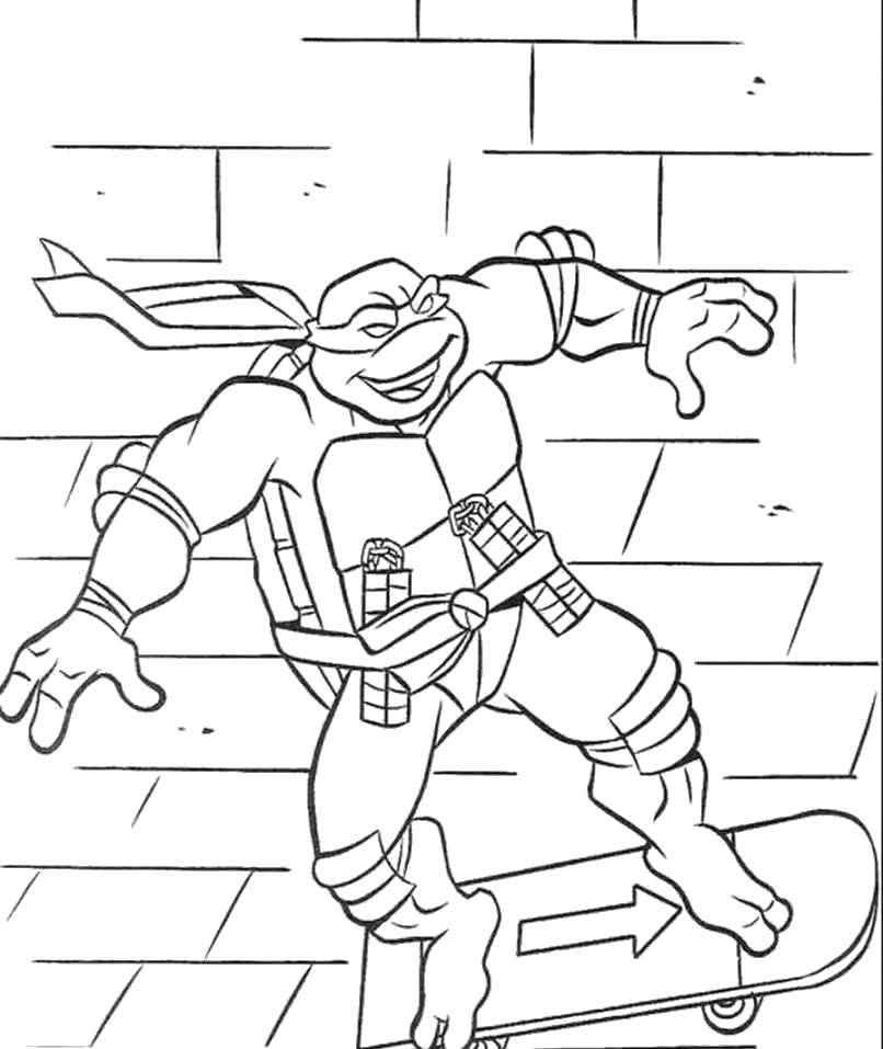 Coloring Michelangelo. Category teenage mutant ninja turtles. Tags:  Comics, Teenage Mutant Ninja Turtles.