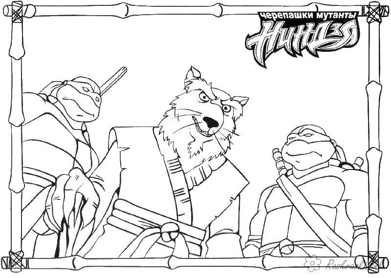 Coloring Master splinter. Category teenage mutant ninja turtles. Tags:  splinter, teenage mutant ninja turtles.