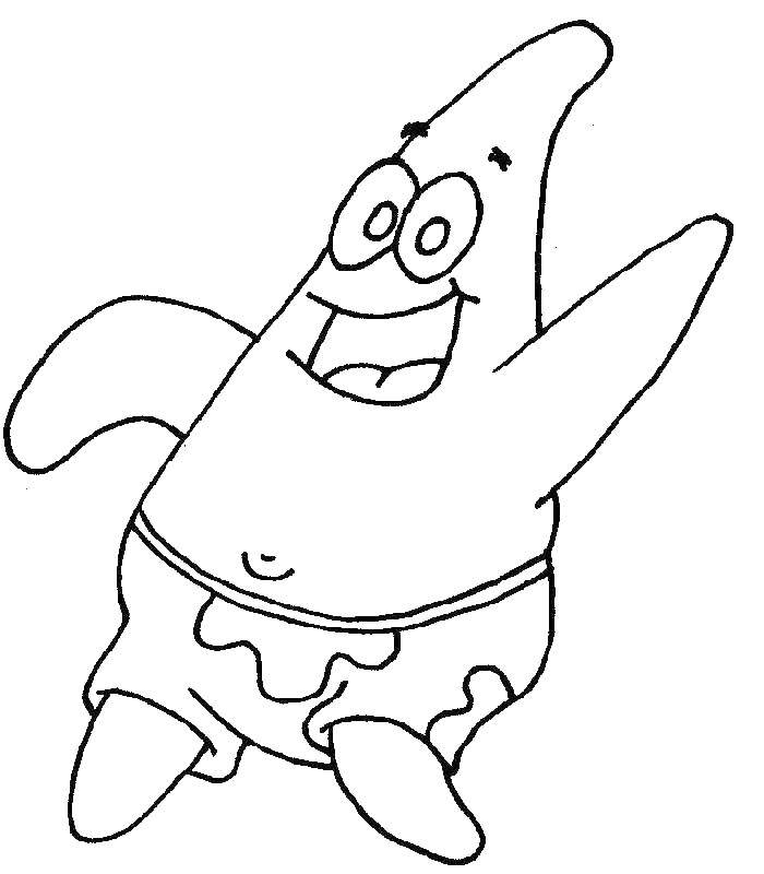 Coloring Patrick. Category spongebob. Tags:  spongebob, Patrick.