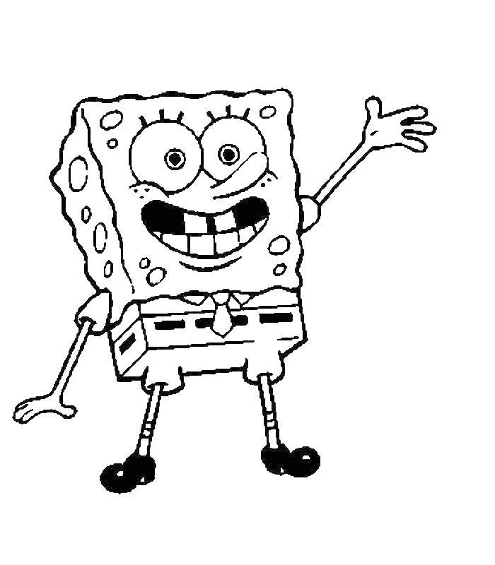 Coloring Spongebob. Category spongebob. Tags:  spongebob, Patrick.