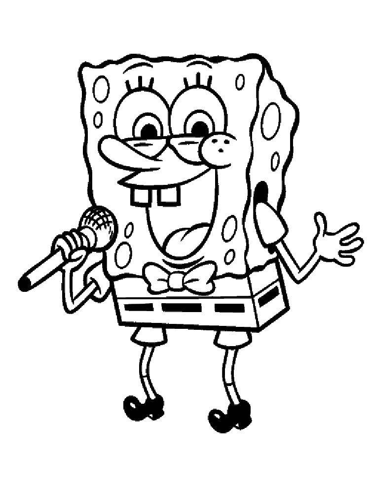 Coloring Spongebob. Category spongebob. Tags:  the spongebob, Patrick.