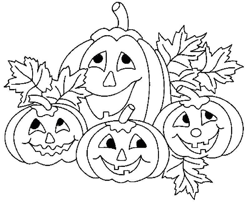 Coloring Pumpkins. Category pumpkin Halloween. Tags:  Halloween, pumpkin.