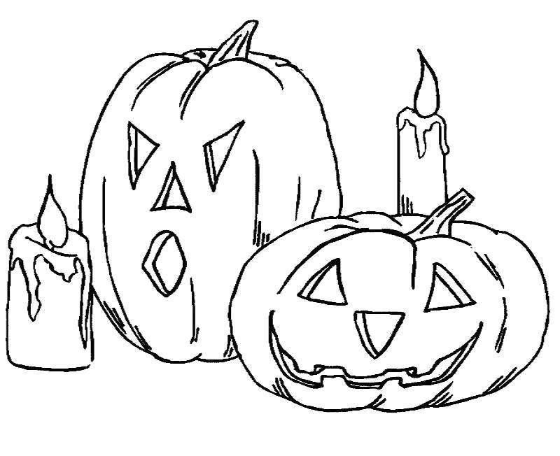Coloring Pumpkins on Halloween. Category pumpkin Halloween. Tags:  Halloween, pumpkin.