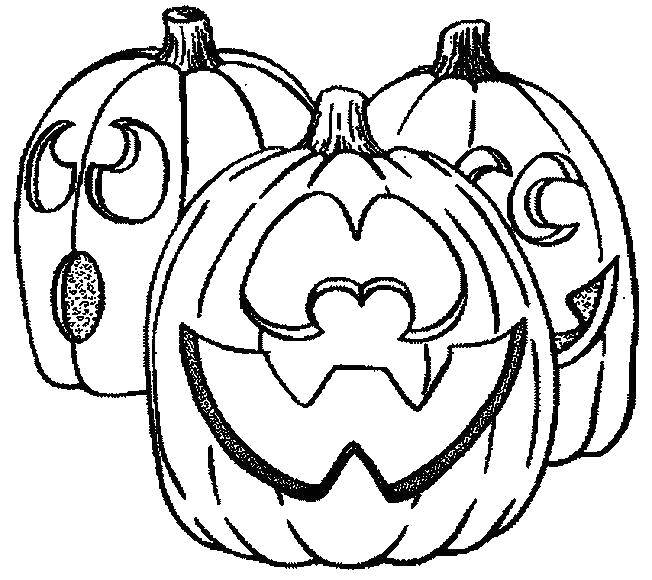 Coloring Pumpkins on Halloween. Category pumpkin Halloween. Tags:  Halloween, pumpkin.