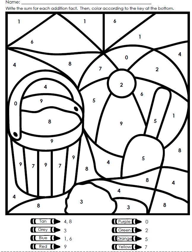 Coloring Colors in English. Category mathematical coloring pages. Tags:  English, color.