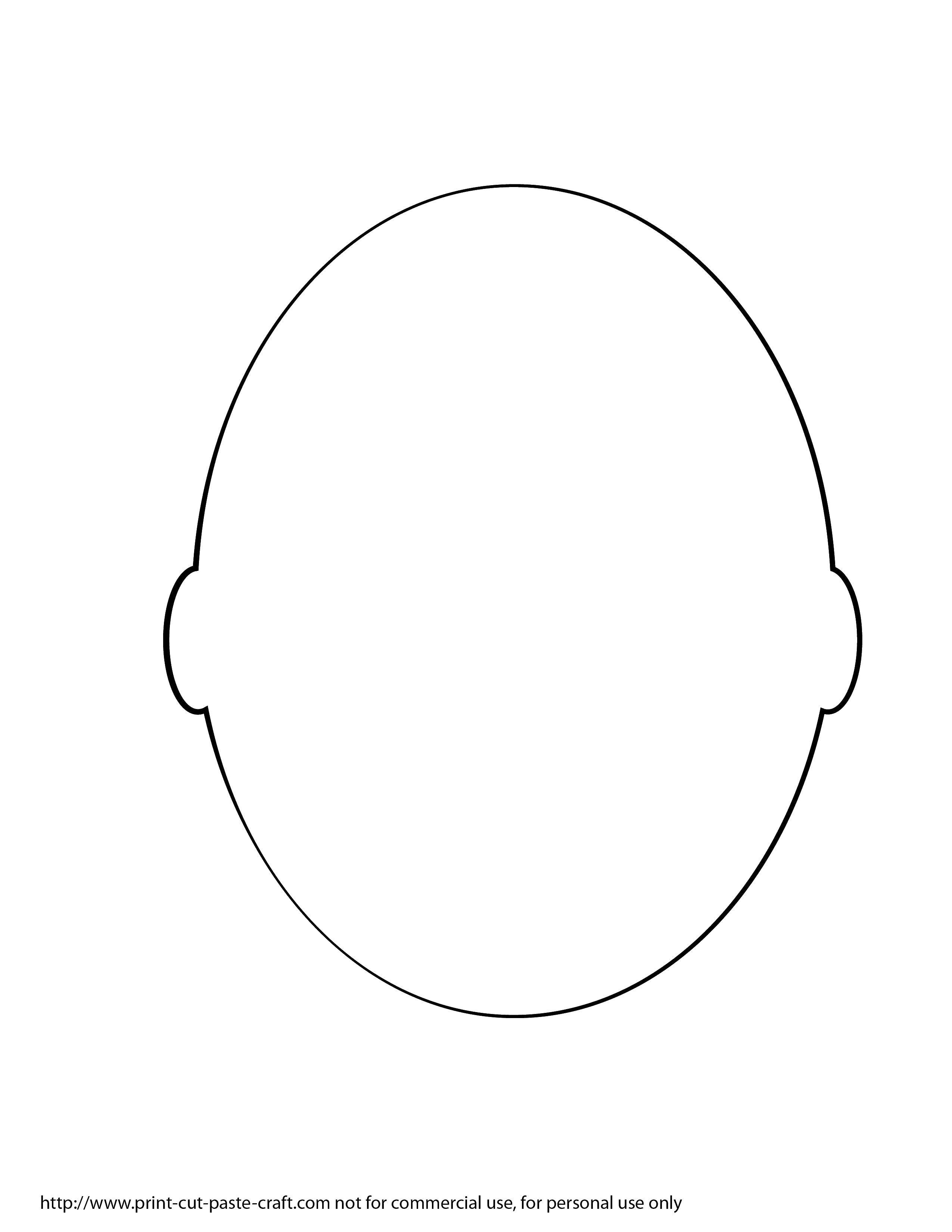 Coloring Draw a face. Category The contour of people. Tags:  Outline .