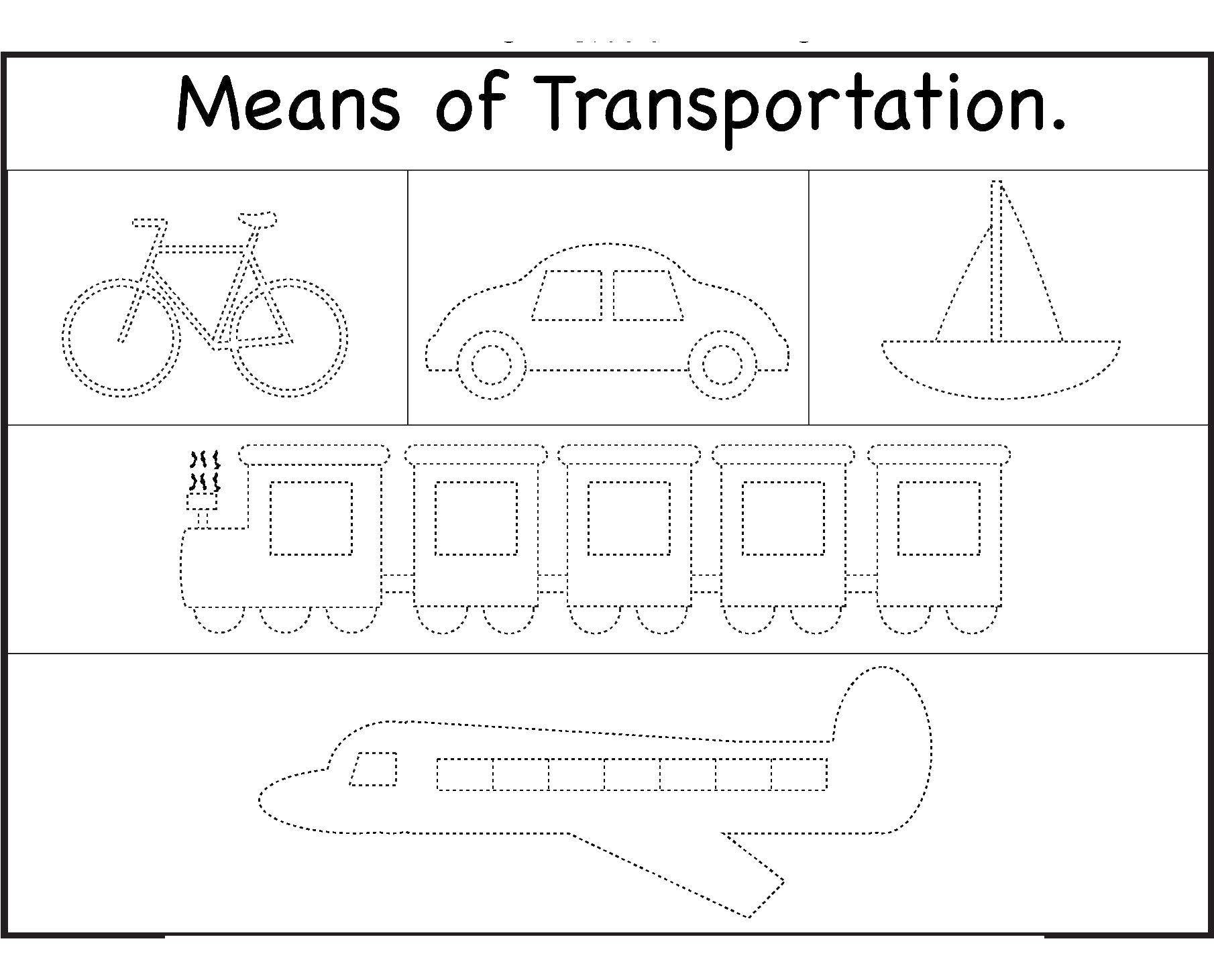 Coloring Transport. Category Transport on English. Tags:  Transportation.