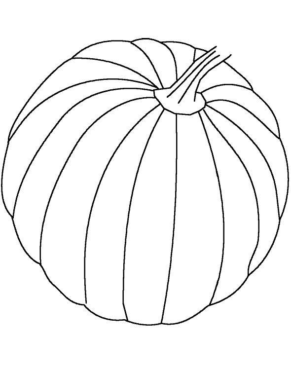 Coloring Pumpkin. Category vegetables. Tags:  vegetables, pumpkin.