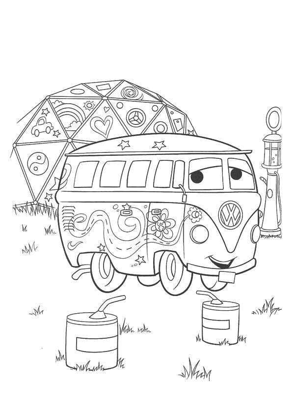 Coloring Van. Category Disney coloring pages. Tags:  Cars, Disney.